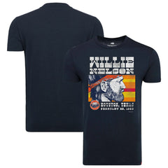 MLB Houston Astros x Willie Nelson Sportiqe Unisex Comfy Tri-Blend T-Shirt