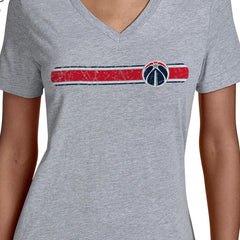 NBA Washington Wizards Starter Women's Team Stripe V-Neck T-Shirt