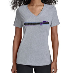 NBA Utah Jazz Starter Women's Team Stripe V-Neck T-Shirt