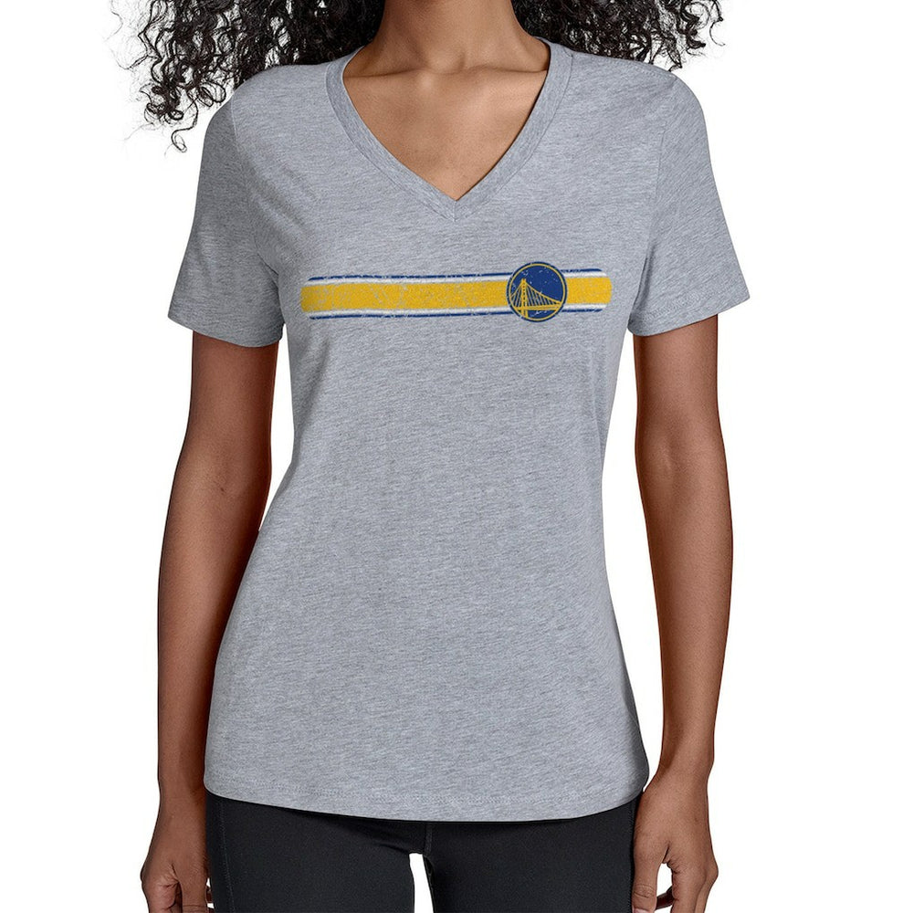 NBA Golden State Warriors Starter Women's Team Stripe V-Neck T-Shirt sale
