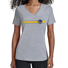 NBA Golden State Warriors Starter Women's Team Stripe V-Neck T-Shirt sale