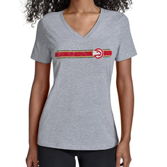 NBA Atlanta Hawks Starter Women's Team Stripe V-Neck T-Shirt