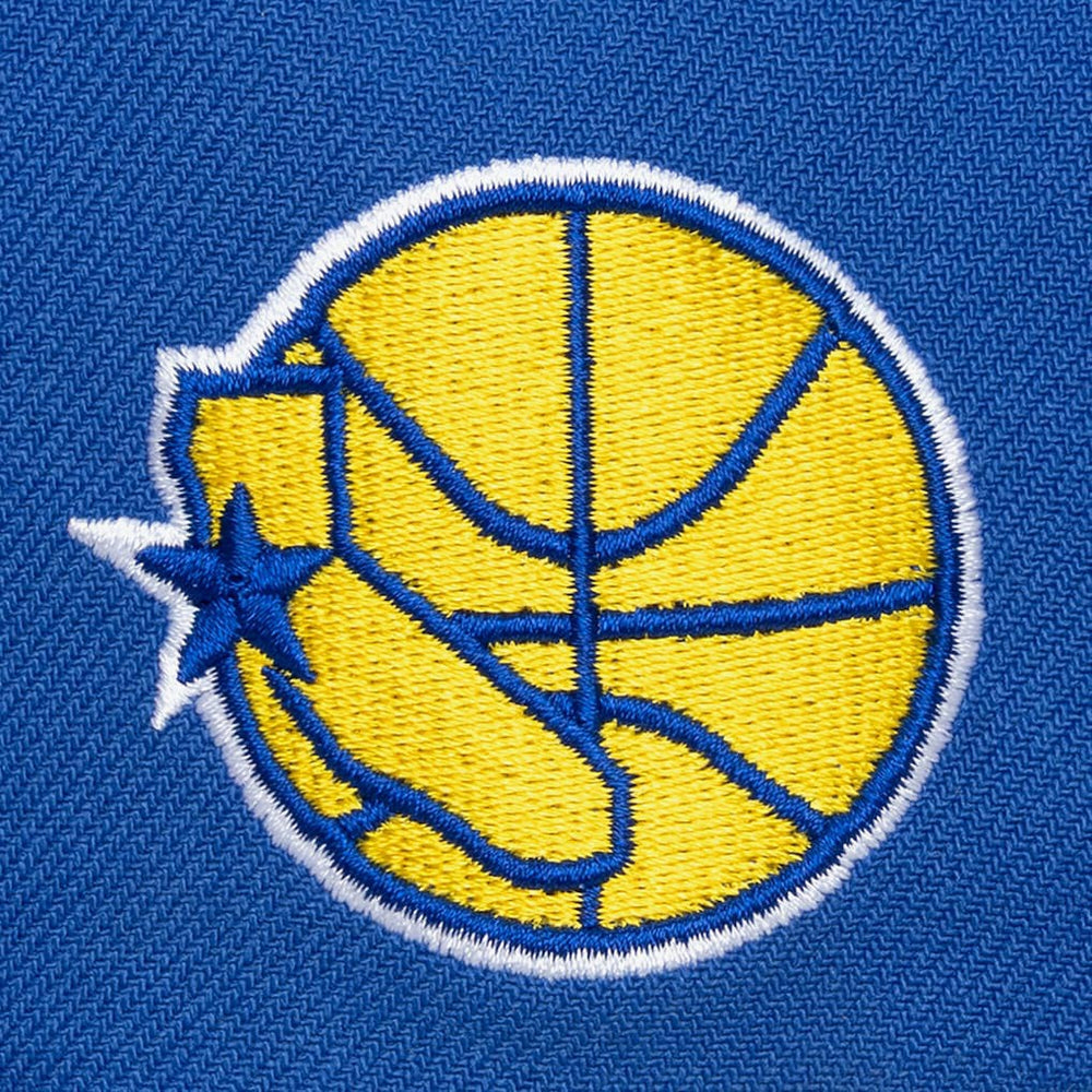 NBA Golden State Warriors Hardwood Classics Old School Stacked Text Snapback Hat sale