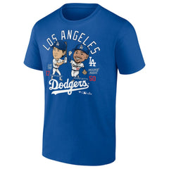 MLB Mookie Betts & Shohei Ohtani Los Angeles Dodgers Player Duo T-Shirt