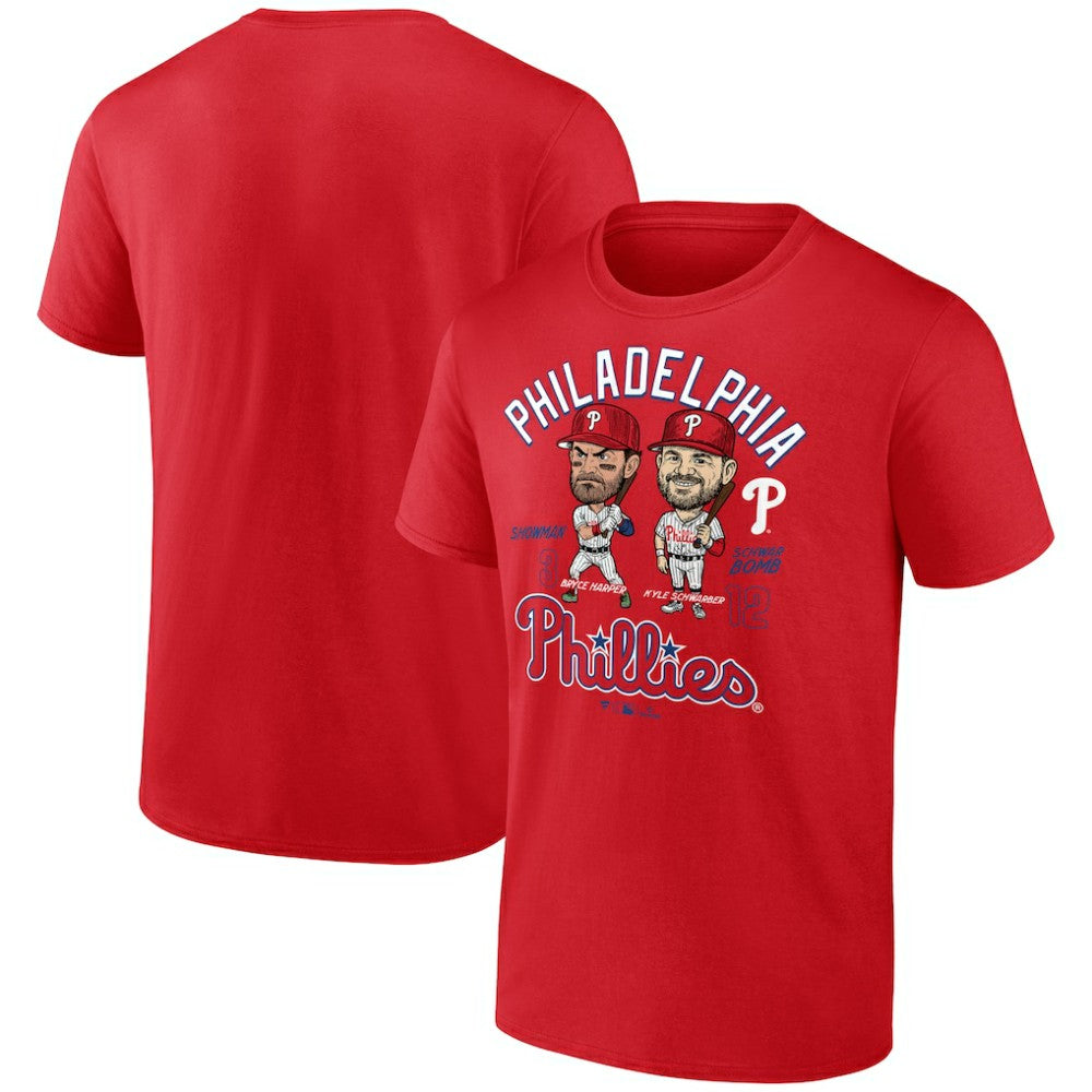 MLB Bryce Harper & Kyle Schwarber Philadelphia Phillies Player Duo T-Shirt