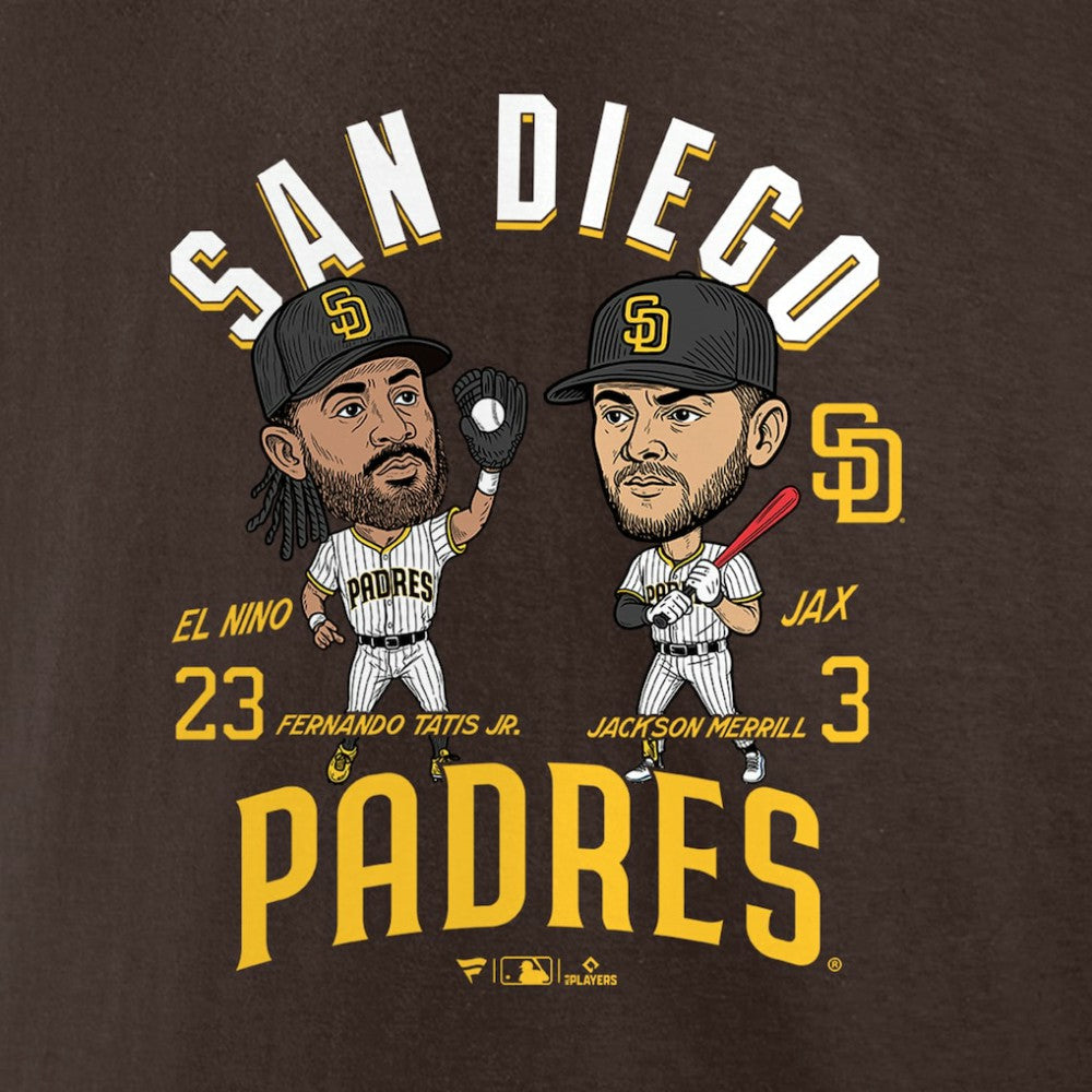 MLB Fernando Tatis Jr. & Jackson Merrill San Diego Padres Player Duo T-Shirt
