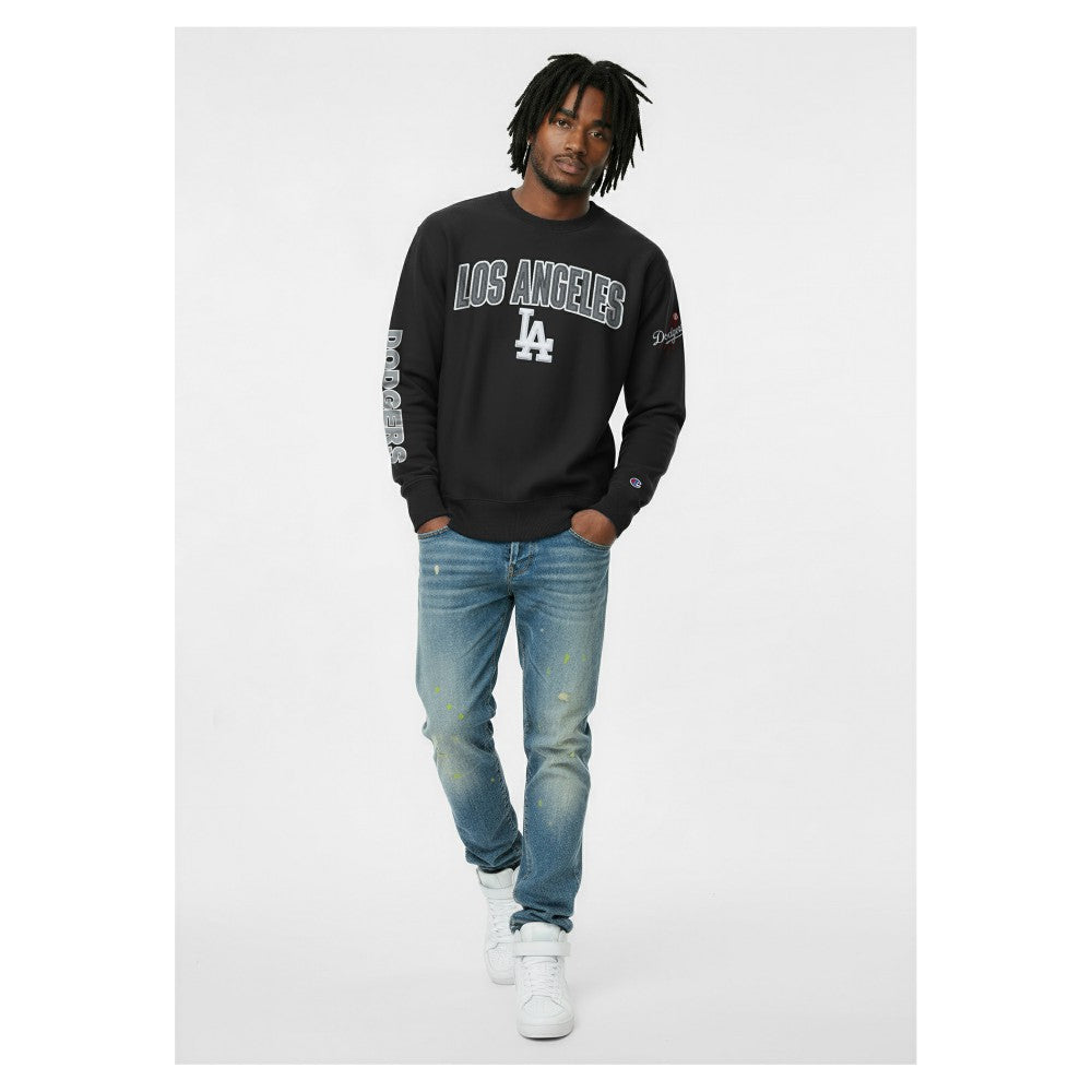 MLB Los Angeles Dodgers Champion Reverse Weave Chenille Sweatshirt