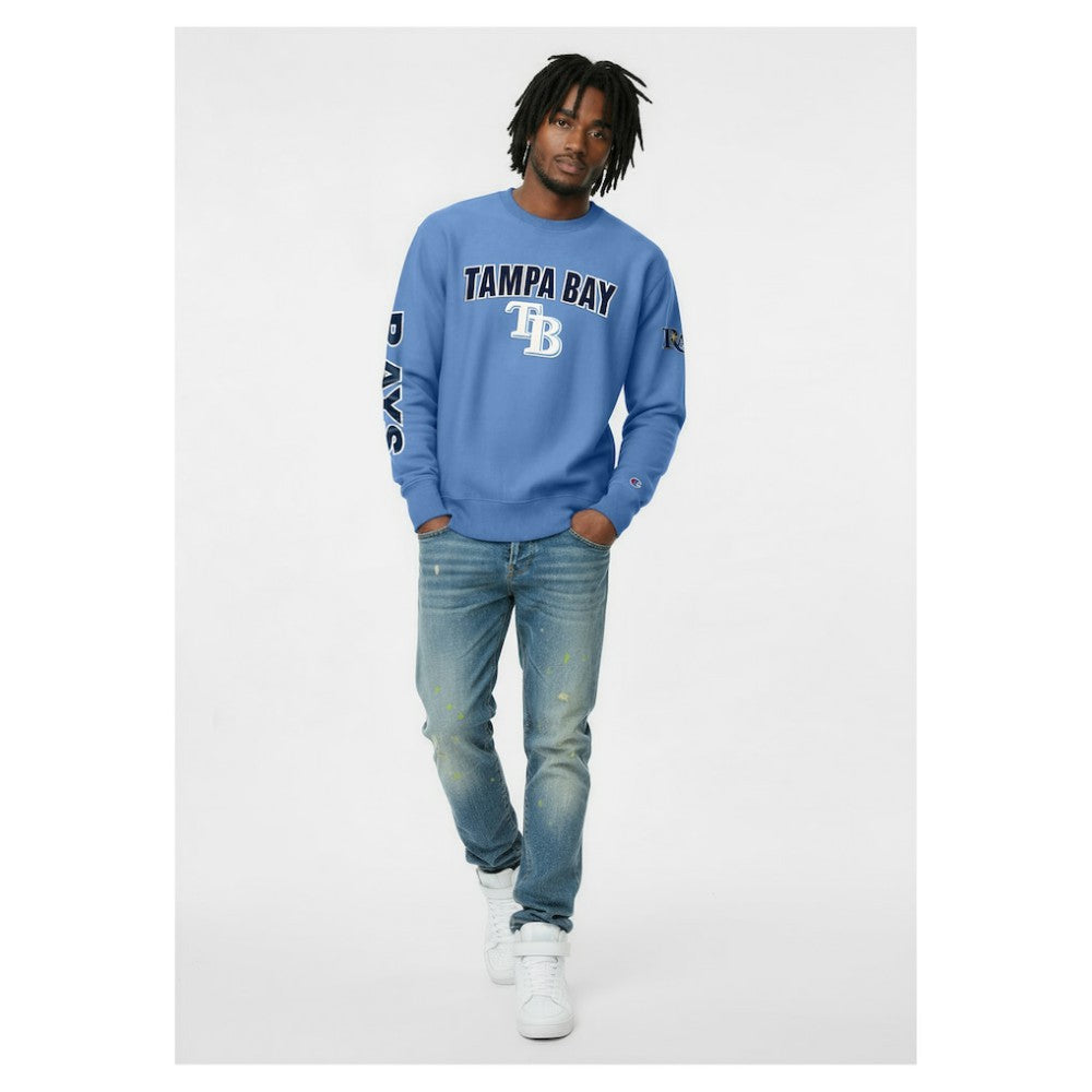 MLB Tampa Bay Rays Champion Reverse Weave Chenille Sweatshirt