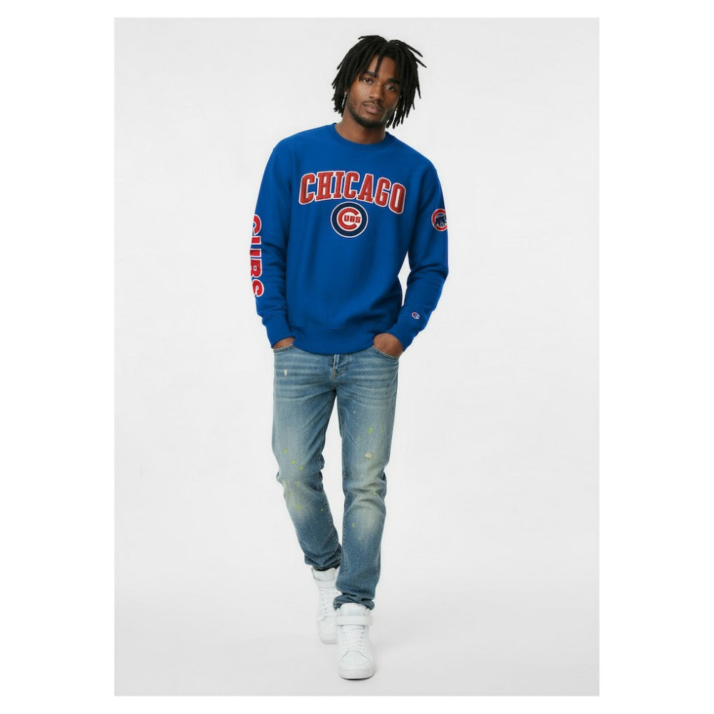 MLB Chicago Cubs Champion Reverse Weave Chenille Sweatshirt