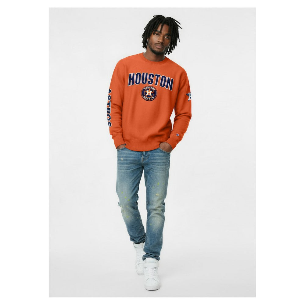 MLB Houston Astros Champion Reverse Weave Chenille Sweatshirt