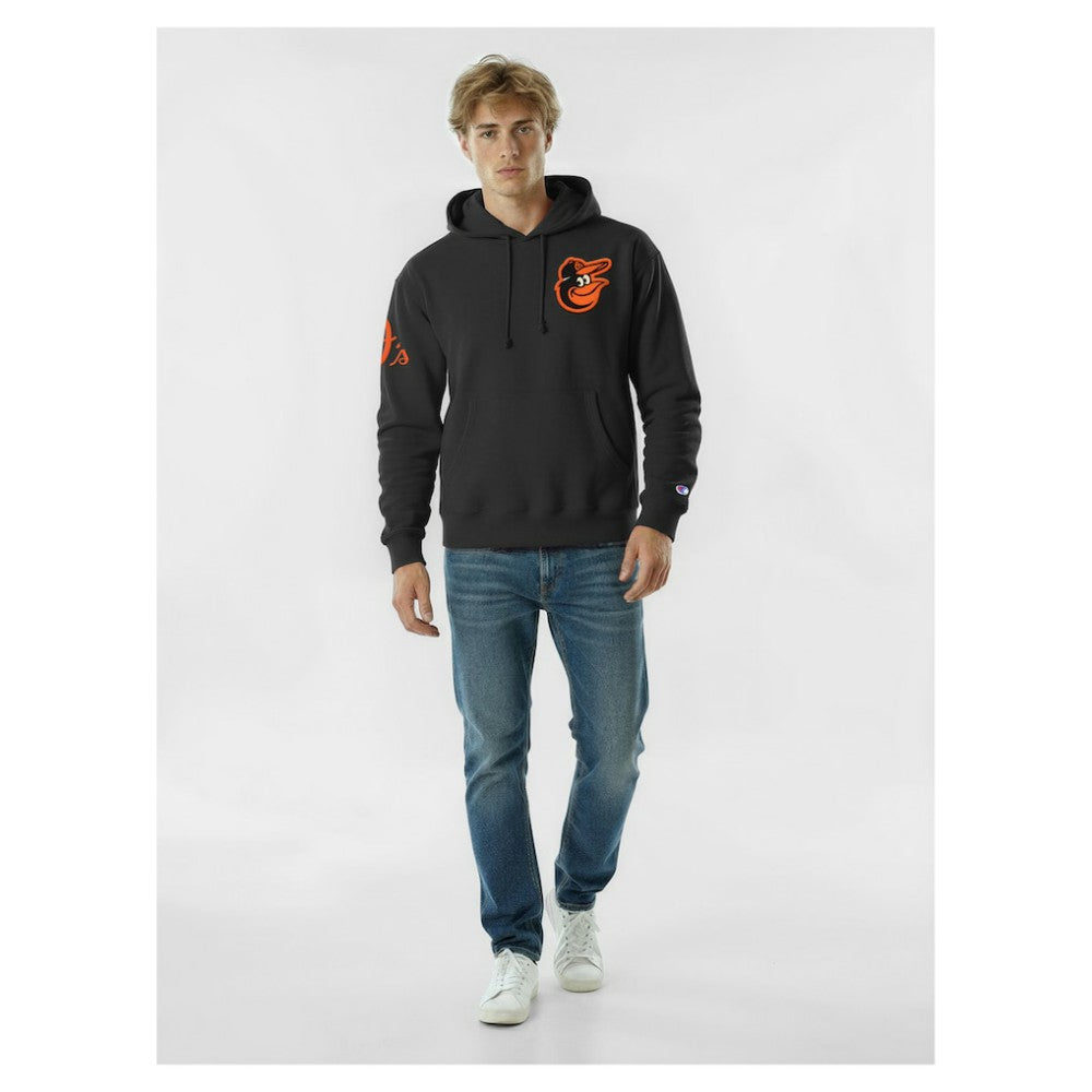MLB Baltimore Orioles Champion Reverse Weave Chenille Hoodie