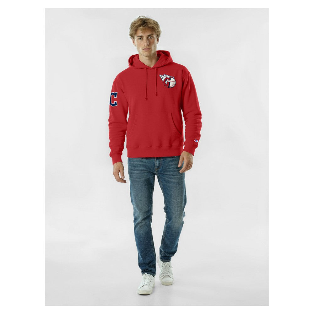 MLB Cleveland Guardians Champion Reverse Weave Chenille Hoodie