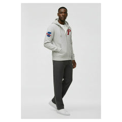 MLB Philadelphia Phillies Champion Reverse Weave Chenille Full-Zip Hoodie