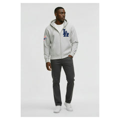 MLB Los Angeles Dodgers Champion Reverse Weave Chenille Full-Zip Hoodie