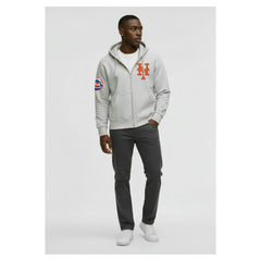MLB New York Mets Champion Reverse Weave Chenille Full-Zip Hoodie