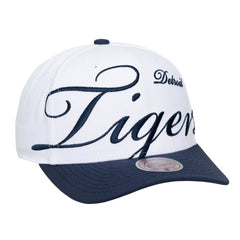 MLB Detroit Tigers Mitchell & Ness Unisex XL Script Pro Crown Snapback Hat