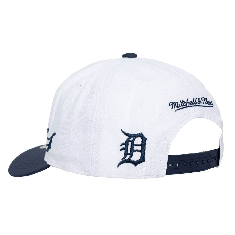 MLB Detroit Tigers Mitchell & Ness Unisex XL Script Pro Crown Snapback Hat