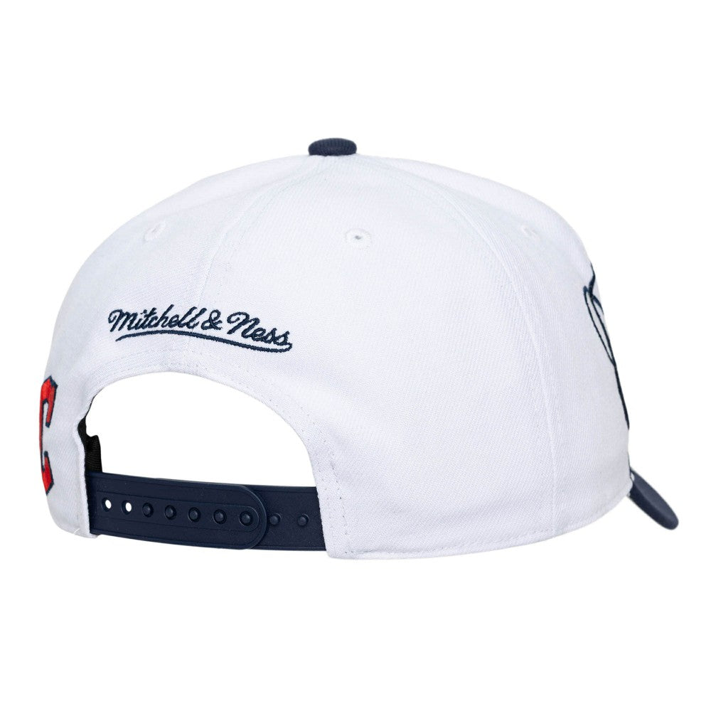 MLB Cleveland Guardians Mitchell & Ness Unisex XL Script Pro Crown Snapback Hat