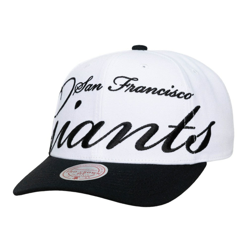 MLB San Francisco Giants Mitchell & Ness Unisex XL Script Pro Crown Adjustable Hat