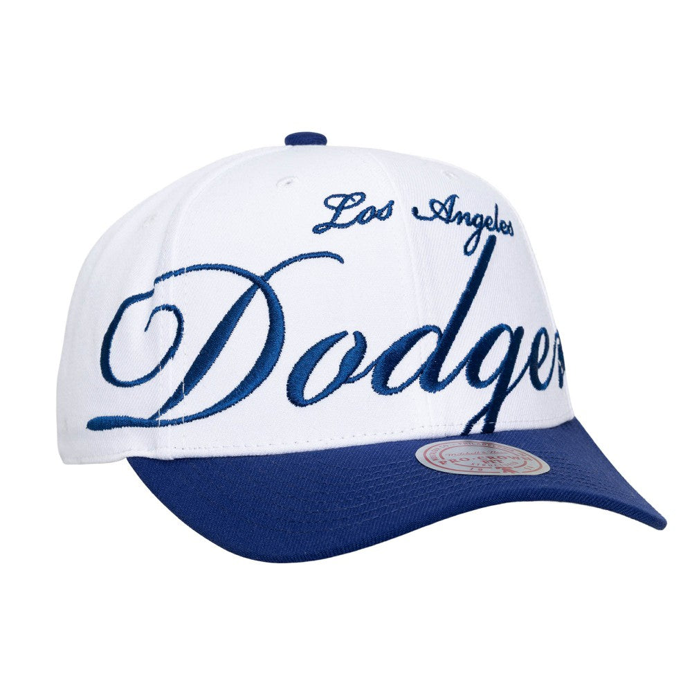 MLB Los Angeles Dodgers Mitchell & Ness Unisex XL Script Pro Crown Snapback Hat