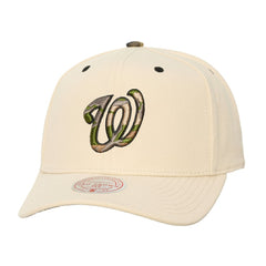 MLB Washington Nationals Mitchell & Ness Unisex Camo Logo Pro Crown Snapback Hat