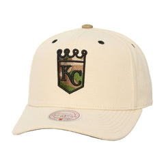 MLB Kansas City Royals Mitchell & Ness Unisex Camo Logo Pro Crown Snapback Hat