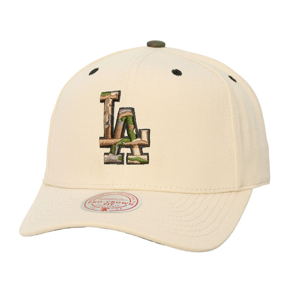 MLB Los Angeles Dodgers Mitchell & Ness Unisex Camo Logo Pro Crown Snapback Hat