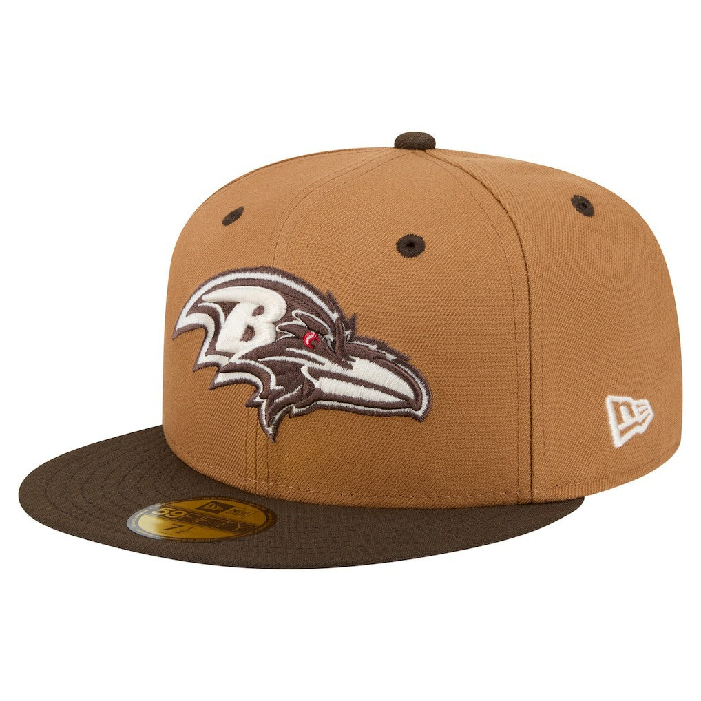 Two-Tone Walnut 59FIFTY Fitted Hat - Baltimore Ravens