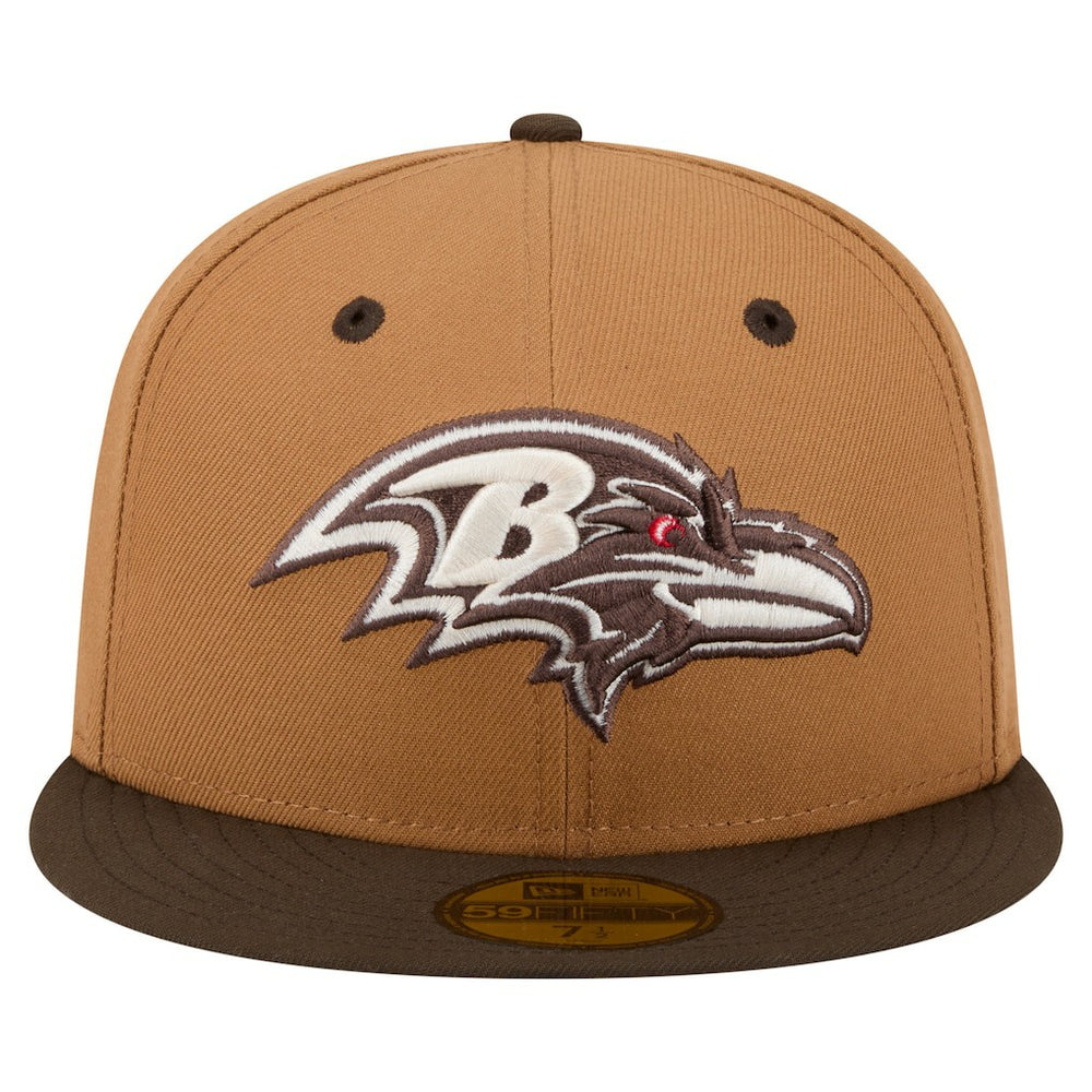 Two-Tone Walnut 59FIFTY Fitted Hat - Baltimore Ravens