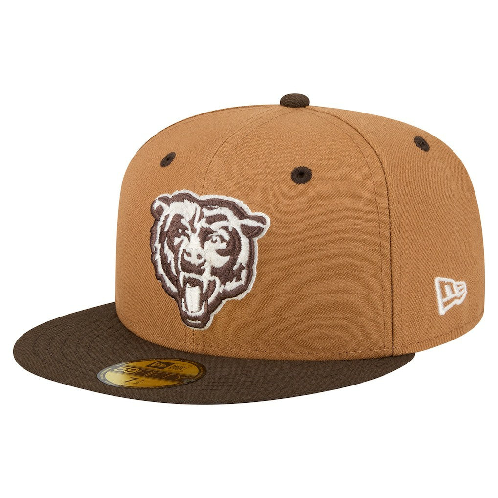 Two-Tone Walnut 59FIFTY Fitted Hat - Chicago Bears