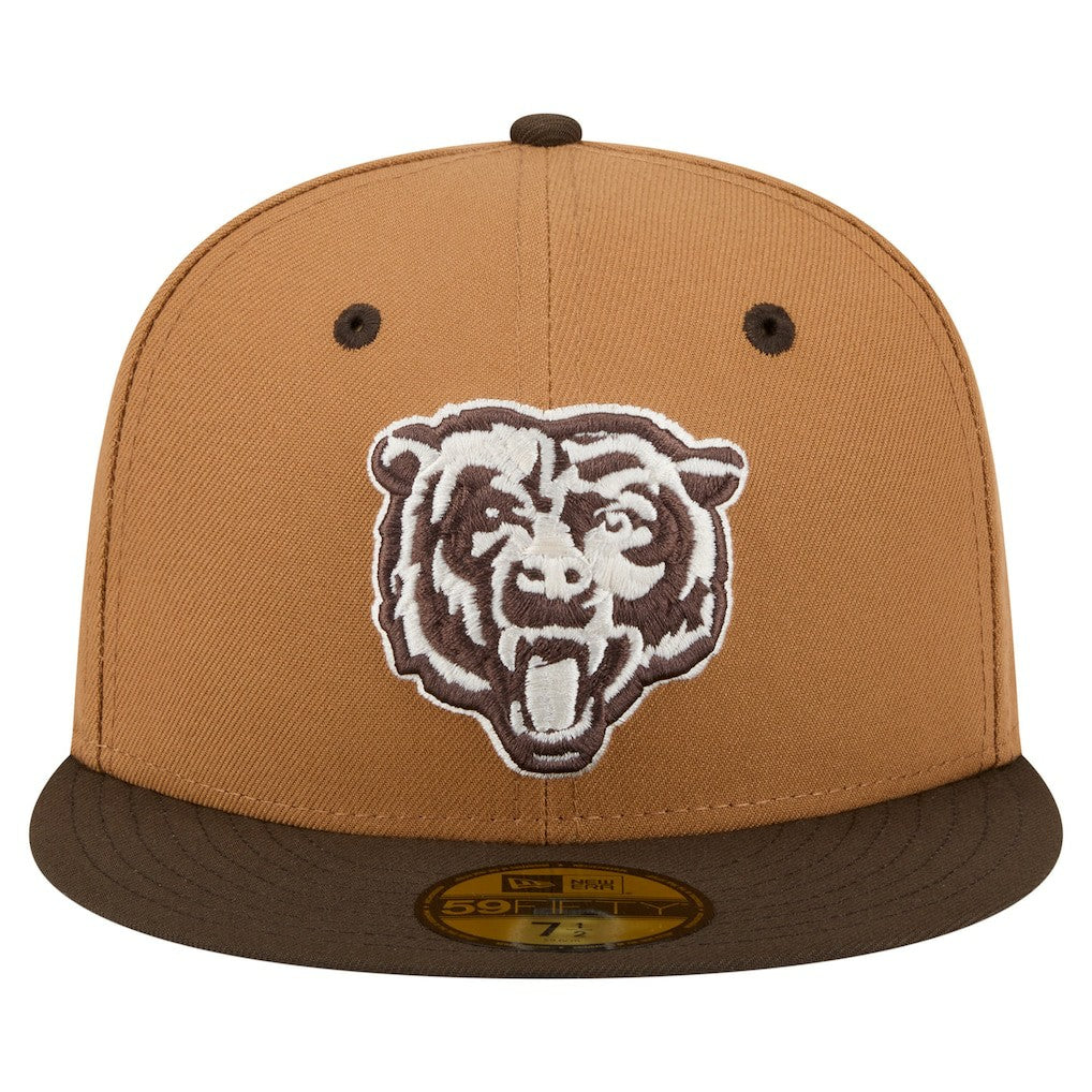 Two-Tone Walnut 59FIFTY Fitted Hat - Chicago Bears