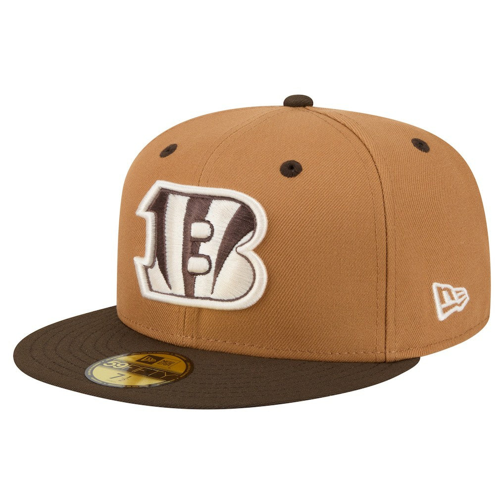 Two-Tone Walnut 59FIFTY Fitted Hat - Cincinnati Bengals