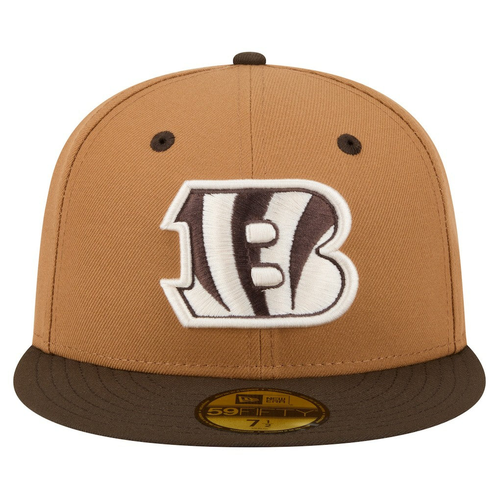 Two-Tone Walnut 59FIFTY Fitted Hat - Cincinnati Bengals