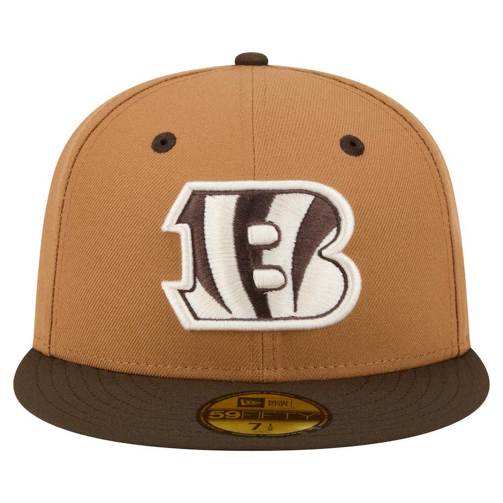 Two-Tone Walnut 59FIFTY Fitted Hat - Cincinnati Bengals