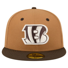 Two-Tone Walnut 59FIFTY Fitted Hat - Cincinnati Bengals