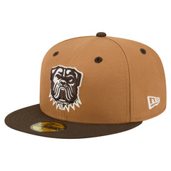 Two-Tone Walnut 59FIFTY Fitted Hat - Cleveland Browns
