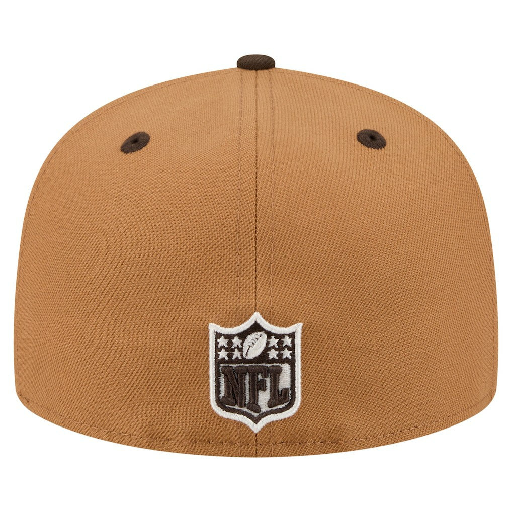 Two-Tone Walnut 59FIFTY Fitted Hat - Cleveland Browns
