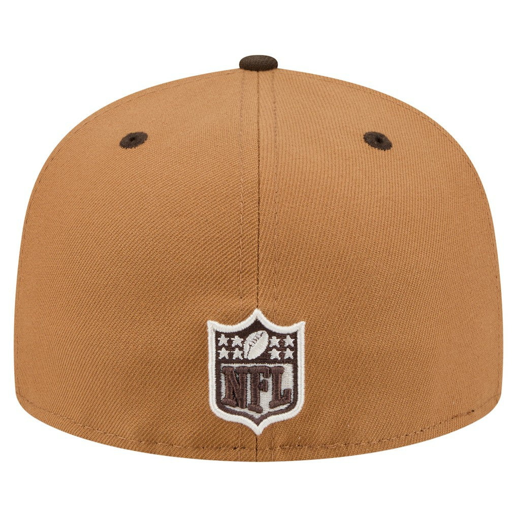 Two-Tone Walnut 59FIFTY Fitted Hat - Detroit Lions
