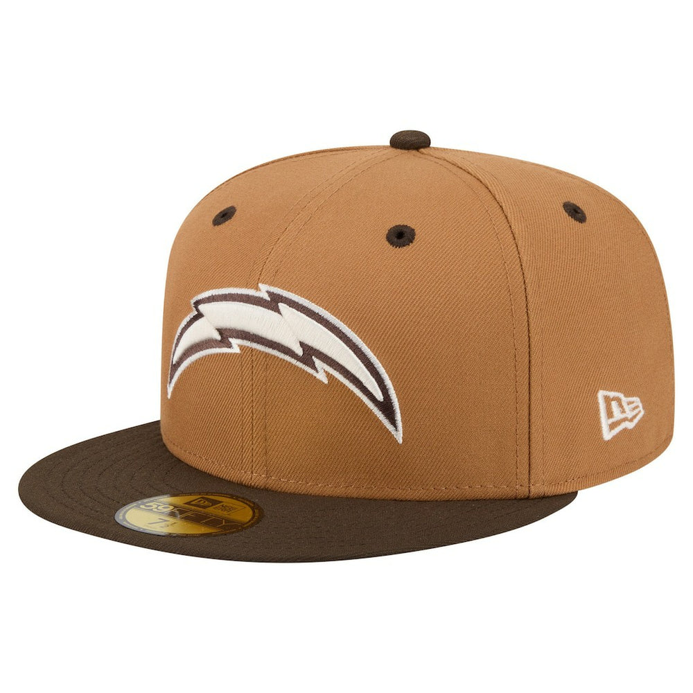 Two-Tone Walnut 59FIFTY Fitted Hat - Los Angeles Chargers