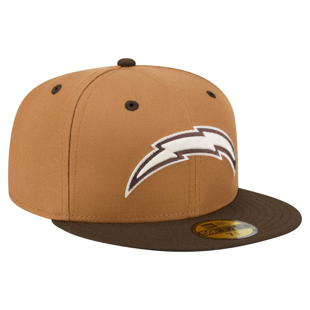 Two-Tone Walnut 59FIFTY Fitted Hat - Los Angeles Chargers