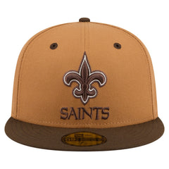 Two-Tone Walnut 59FIFTY Fitted Hat - New Orleans Saints
