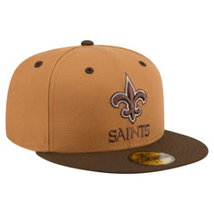 Two-Tone Walnut 59FIFTY Fitted Hat - New Orleans Saints