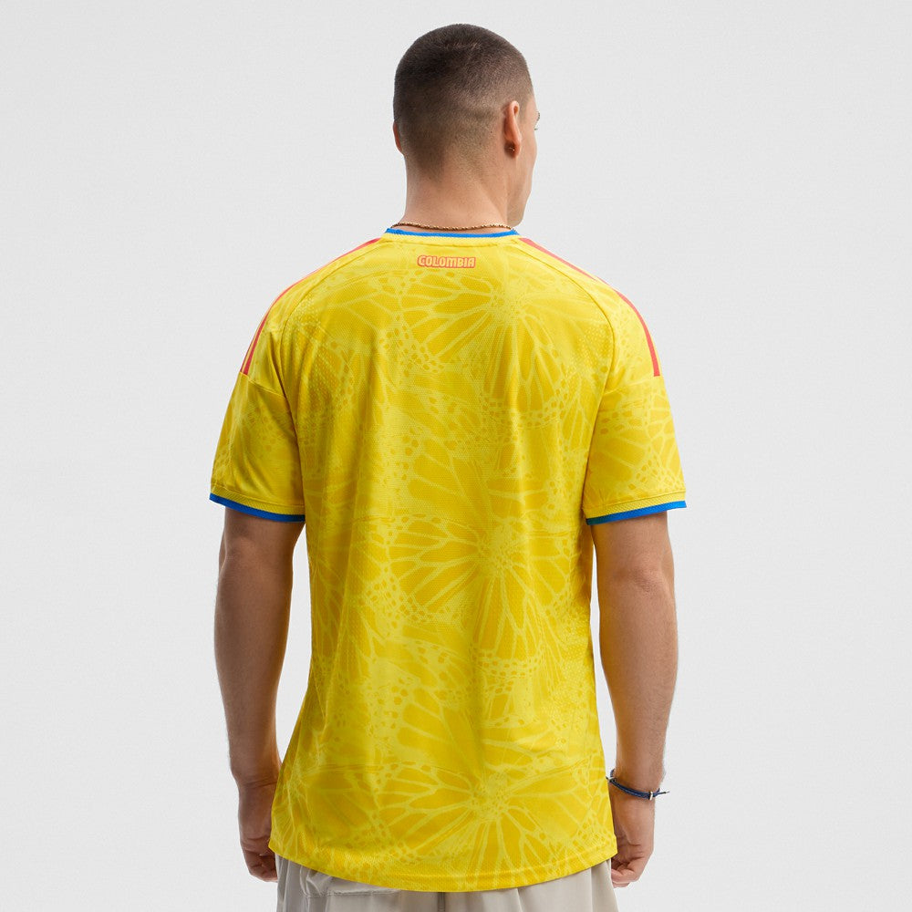 Colombia National Team FIFA x World Cup 2026 Home On Field Jersey - Adidas Yellow