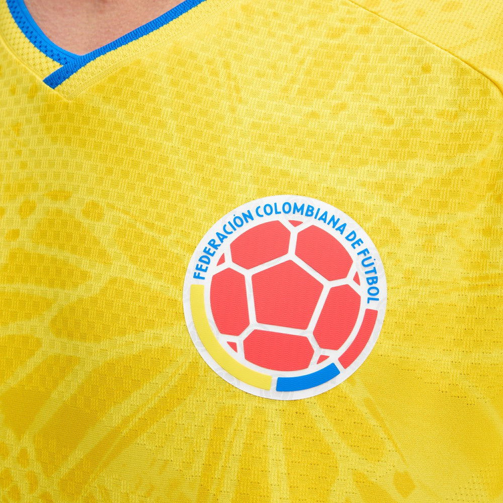 Colombia National Team FIFA x World Cup 2026 Home On Field Jersey - Adidas Yellow