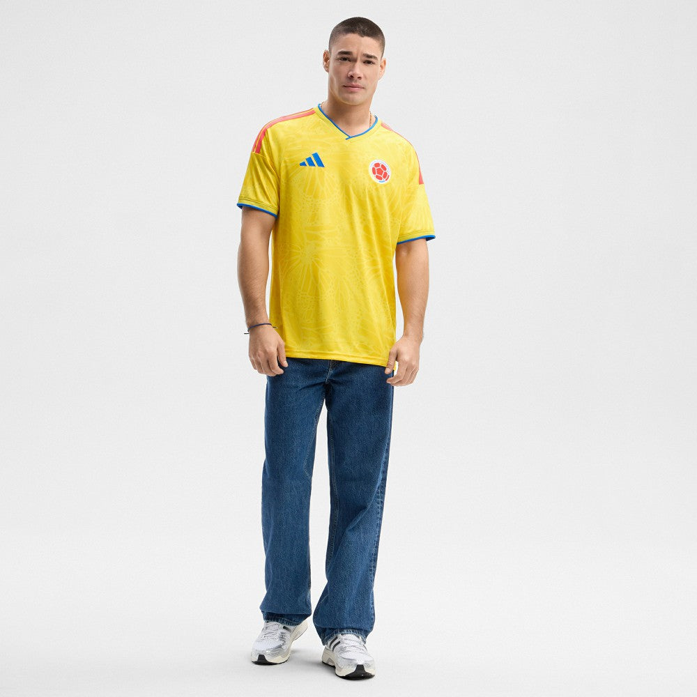Colombia National Team FIFA x World Cup 2026 Home Replica Jersey - Adidas Yellow
