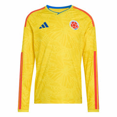 Colombia National Team FIFA x World Cup 2026 Home Replica Long Sleeve Jersey - Adidas Yellow