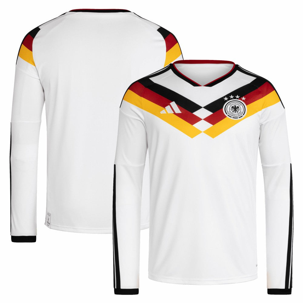 Germany National Team FIFA x World Cup 2026 Home Replica Long Sleeve Jersey - Adidas White