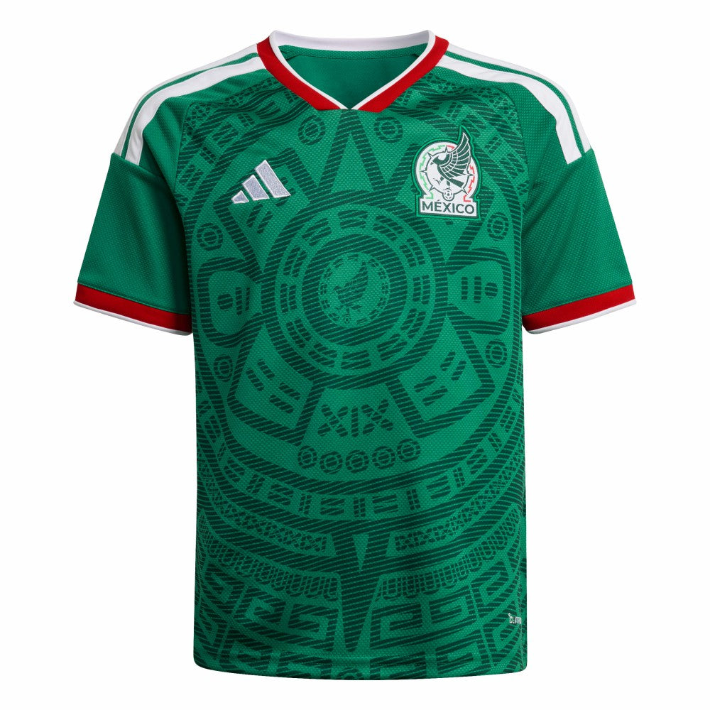 Mexico National Team Youth FIFA x World Cup 2026 Home Replica Jersey - Adidas Green