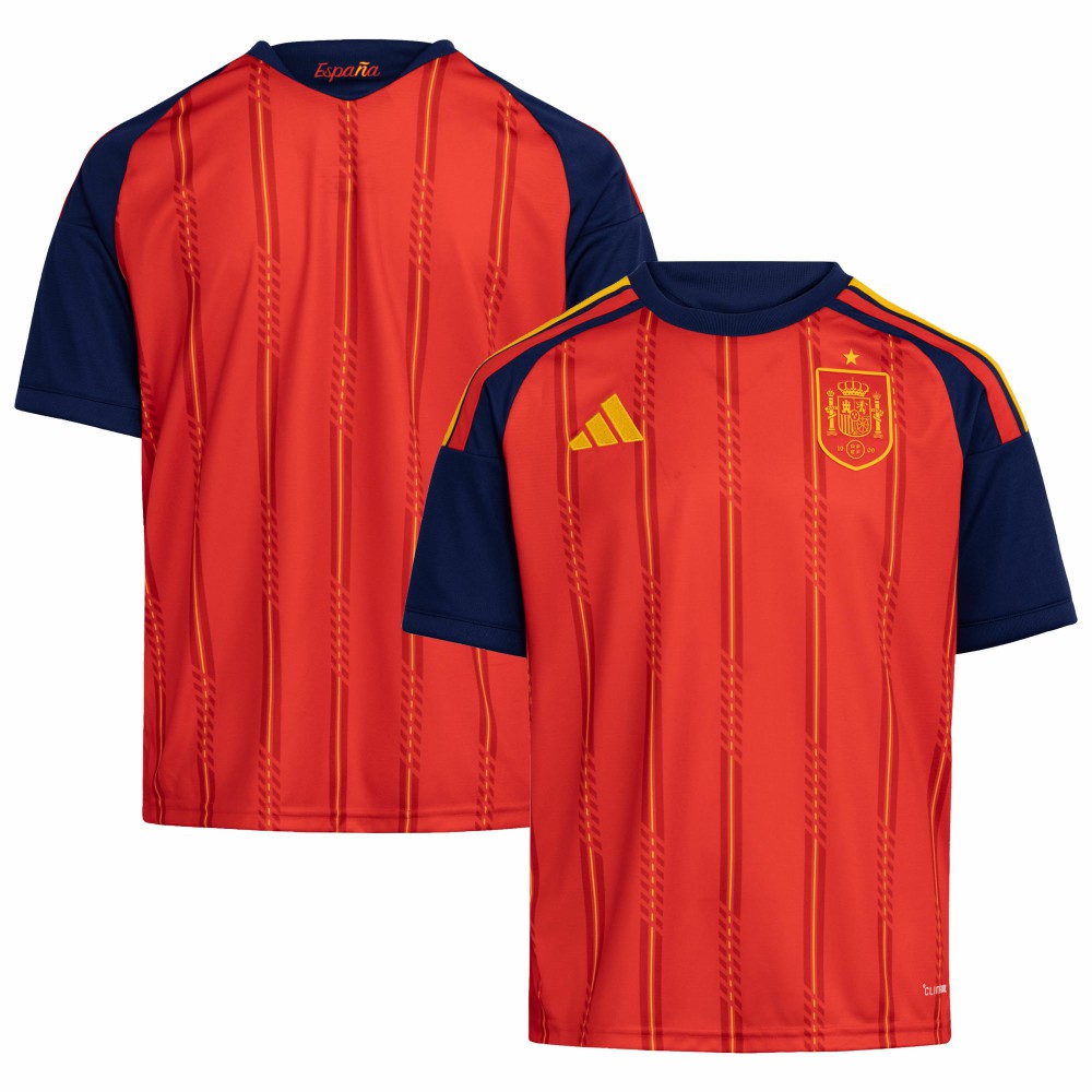 Spain National Team Youth FIFA x World Cup 2026 Home Replica Jersey - Adidas Red