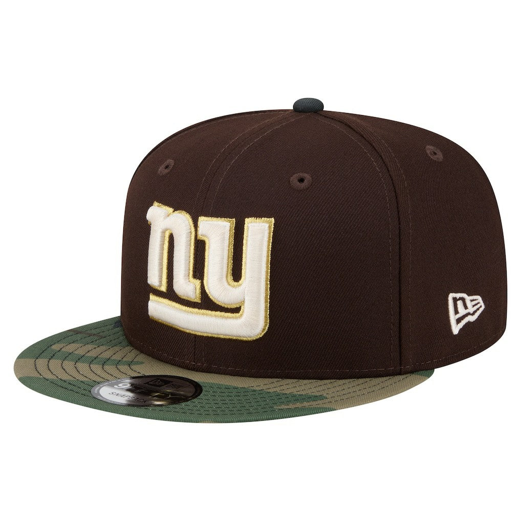 Adult Burnt Wood Camo 9FIFTY Snapback Hat - New York Giants